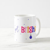 Messy maar toch helder vakantieontwerp - feestelij koffiemok (Voorkant rechts)