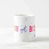 Messy maar toch helder vakantieontwerp - feestelij koffiemok (Center)