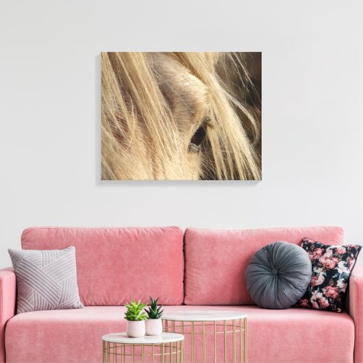 Messy Mane Canvas Afdruk (Insitu (Woonkamer))