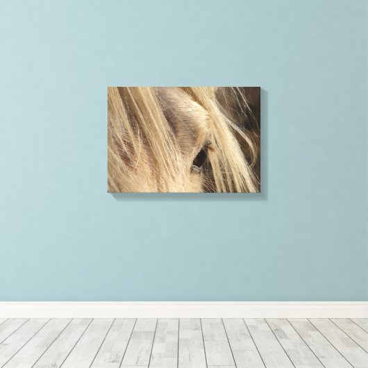 Messy Mane Canvas Afdruk (Insitu (Houten vloer))