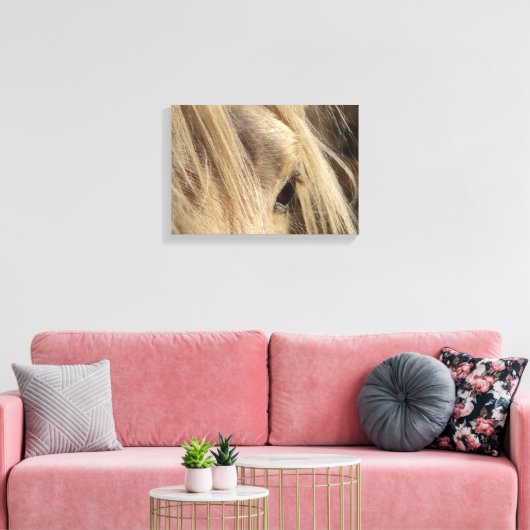 Messy Mane Canvas Afdruk (Insitu (Woonkamer))
