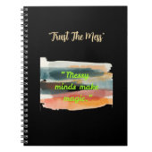 Messy Minds Make Magic | Artistic Brushstroke Notitieboek (Voorkant)