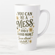 Messy Mom Quote –  typografie