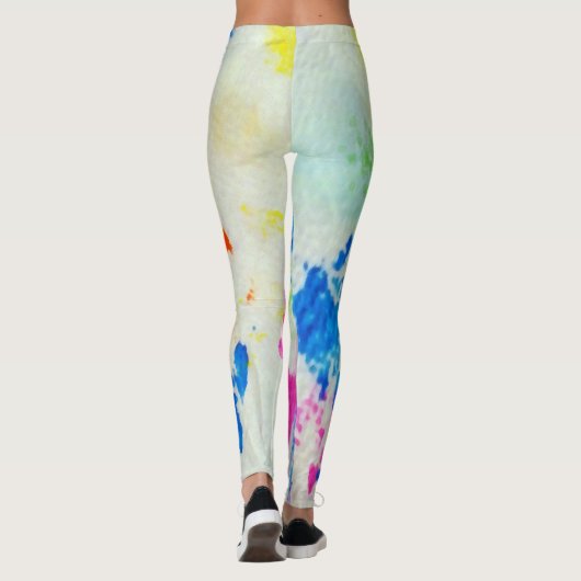 Messy Paint Leggings (Achterkant)