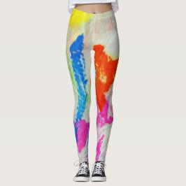 Messy Paint Leggings