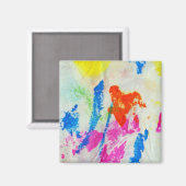 Messy Paint Magneet (Voorkant / Achterkant)
