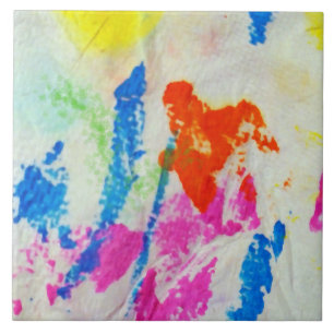 Messy Paint Tegeltje