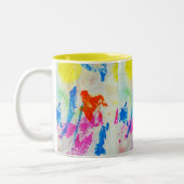 Messy Paint Tweekleurige Koffiemok (Links)