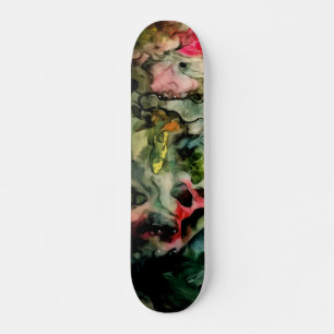 Messy Palette Cool Abstract Patroon Persoonlijk Skateboard