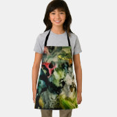 Messy Palette Cool Abstract Patroon Schort (Insitu)