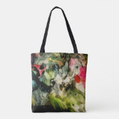 Messy Palette Cool Abstract Patroon Tote Bag (Achterkant)