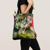 Messy Palette Cool Abstract Patroon Tote Bag (Dichtbij)