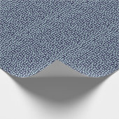 Messy polka dots, trendy inktpatroon. cadeaupapier (Hoek)