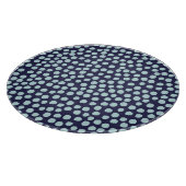 Messy polka dots, trendy inktpatroon. snijplank (Hoek)