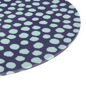 Messy polka dots, trendy inktpatroon. snijplank (Hoek)