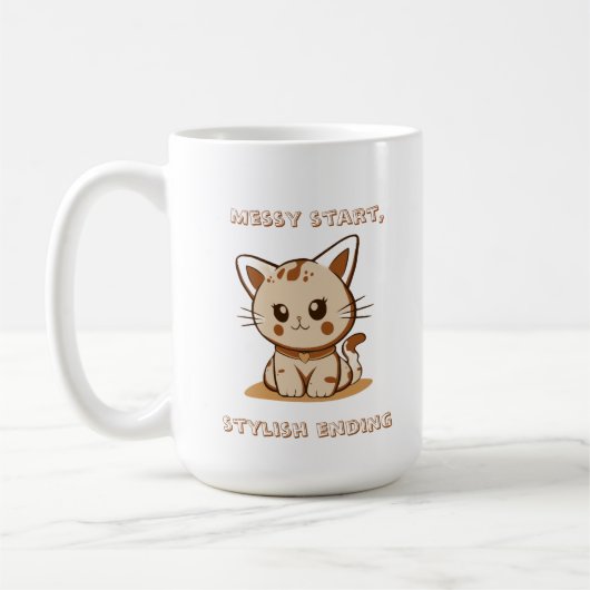 Messy Start, Stylish Ending Koffiemok (Links)