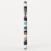 Messy waterverven strepen gouden glitter accent Case-Mate iPhone case (Achterkant/rechts)