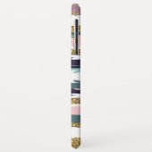 Messy waterverven strepen gouden glitter accent Case-Mate iPhone case (Achterkant/links)