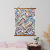 Messy weave Wood Topped Wall Tapestry Hangend Wandkleed (Slaapkamer)