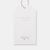 Messy Wildflowers Gift Labels Cadeaulabel (Achterkant)