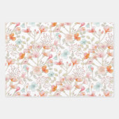 Messy Wildflowers Inpakpapier Vel (Voorkant)