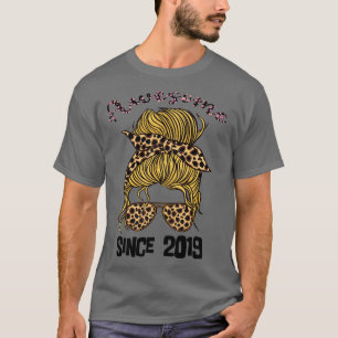 Messy zwerver verjaardag meisje 4 t-shirt