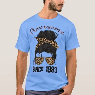 Messy zwerver verjaardag meisje 60 t-shirt