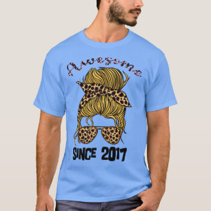Messy zwerver verjaardag meisje 61 t-shirt