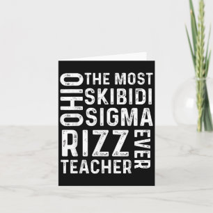 Mest Skibidi Sigma Rizz Leraar Ooit Grappige Leraa Kaart