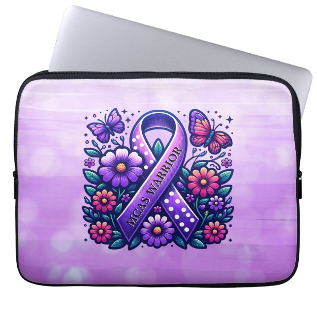 Mestcelactivatiesyndroom MCAS-krijger Laptop Sleeve (Voorkant)
