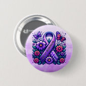 Mestcelactivatiesyndroom MCAS-krijger Ronde Button 5,7 Cm (Voorkant /achterkant)
