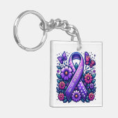 Mestcelactivatiesyndroom MCAS-krijger Sleutelhanger (Voorkant Links)