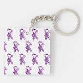 Mestcelactivatiesyndroom MCAS-krijger Sleutelhanger (Achterkant)