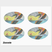 Mester Stoor Worm Ovale Sticker (Vel)