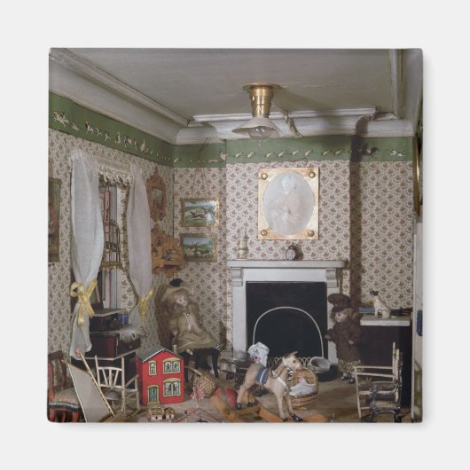 Mestgoed met speelgoed van "Miss Miles" House", 18 Magneet (Voorkant)