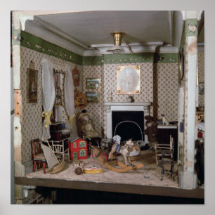 Mestgoed met speelgoed van "Miss Miles" House", 18 Poster