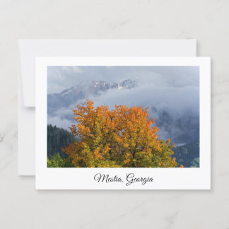 Mestia Georgia postcard Briefkaart