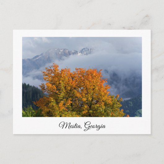 Mestia Georgia postcard Briefkaart (Voorkant)