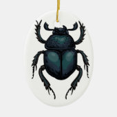 mestkever keramisch ornament (Voorkant)