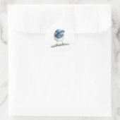 Mestoornren Ronde Sticker (Tas)