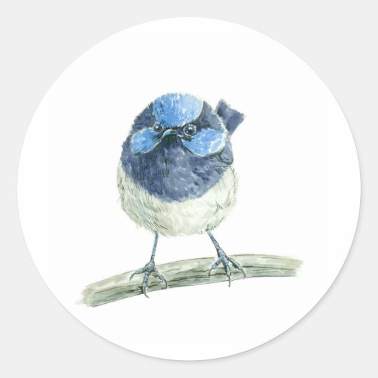 Mestoornren Ronde Sticker (Voorkant)