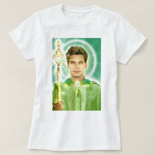 Mestre Hilarion da Grande Fraternidade Branca T-shirt (Design voorkant)