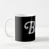 Mestsoppen met zilverdiamanten koffiemok (Links)