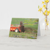 Mestspreader Birthday Kaart (Gele Bloem)