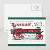 meststrooimachine briefkaart (Voorkant / Achterkant)