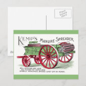 meststrooimachine briefkaart (Voorkant / Achterkant)