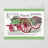 meststrooimachine briefkaart (Voorkant)