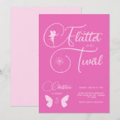 Mestvrij meisje: minimalistisch eenvoudig modern kaart (Voorkant / Achterkant)