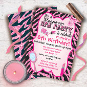 Mesuepover Spa Birthday Party Invitations Kaart