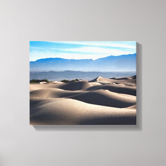 Mesvrij Flat Sand Dunes Canvas Afdruk (Voorkant)